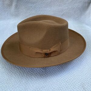 Richman Brothers Fedora 100% Wool Felt Men’s Hat Lg